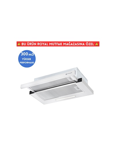 Eminçelik & AFM A41 FM7601 + 1240W Wok + 1320 Turbo + Soğutma Beyaz Ankastre Set