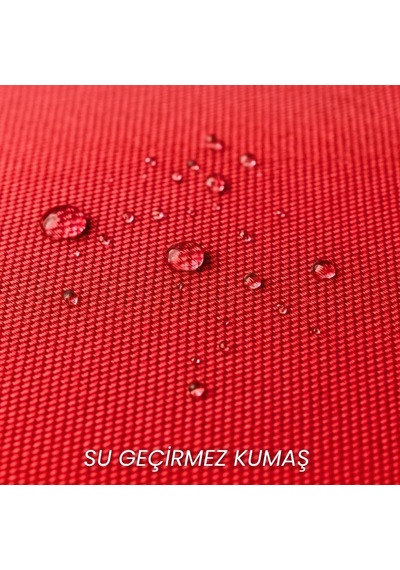 Ecm Proger Taşınabilir Katlanır Çanta Şezlong Minderi Kırmızı 190x50 Cm Diğer