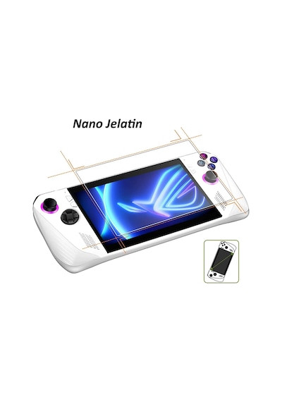 Asus Rc73ya-rog Xbox Ally 2025 Uyumlu Ekran Koruyucusu Nano Jelatin