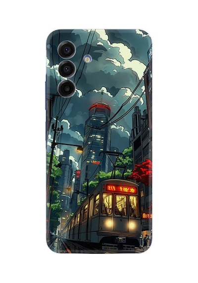 Samsung Samsung Galaxy Uyumlu A17 Kılıf Boutique Baskılı Resimli Train Pcode -049