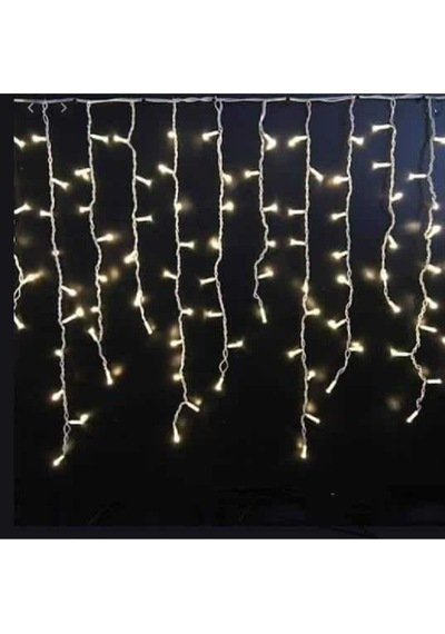 Dekor Düğün Işıkları Saçak Perde Led Işık 16 Dallı Saçak Led Işık 4 Metre Gün Işığı Salkım Led Işık