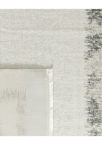 Madame Coco Vence Halı - Beyaz/gri - 80x300 Cm 8684427190272 Beyaz