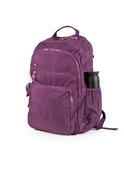 İmaks Büyük Boy 47 Cm Krinkıl Su Geçirmez Hafif Çok Gözlü Spor, Seyahat, Okul, Laptop Sırt Çantası 9-1b Mor