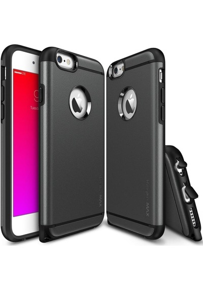 Ringke Max Apple Uyumlu iPhone 6s Plus/ 6 Plus İle Kılıf Gun Metal Tam Koruma Isı Dağılımlı Şok Emici Teknoloji Ringke Max Apple Uyumlu iPhone 6s Plus/ 6 Plus İle Kılıf Gun Metal Tam Koruma Isı Dağılımlı Şok Emici Teknoloji