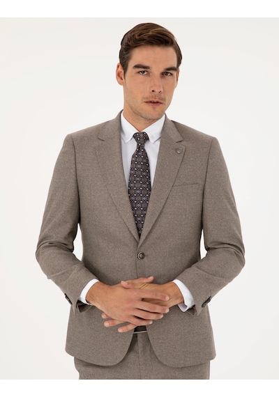 Pierre Cardin Erkek Açık Kahverengi Takım Elbise 50295825-vr002 Açık Kahverengi