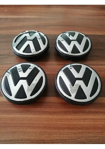 Vw Passat B6 Jant Göbeği Kabartmalı Jant Göbek 4 Adet