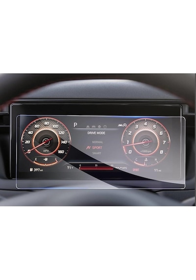 Hyundai Tucson 10.25 Inç Dijital Gösterge Uyumlu 9h Nano Ekran Koruyucu