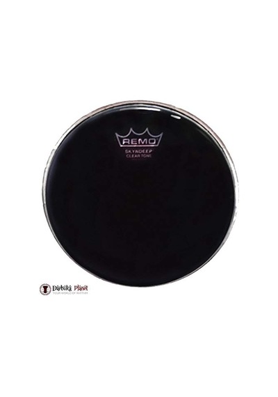 Da-4387-sd-sc053 Darbuka Derisi Dx Serisi Skyndeep Cleartone 8.75inc 38inc Collar Crimped Hoop Black Smoke Desenli