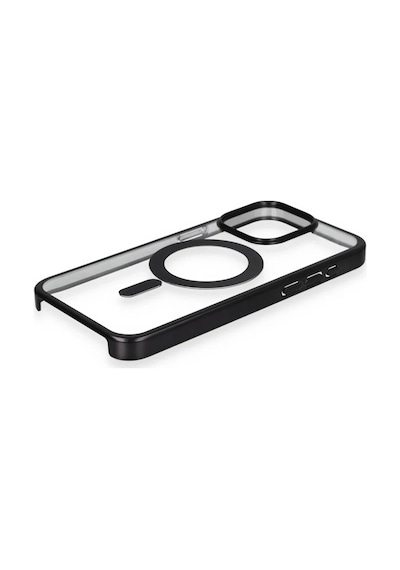 Apple İphone 15 Pro Max Kılıf Erozi Magsafe Kapak - Siyah 0.2M-Çok Renkli