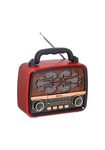 Mega Usb Sd Fm Bluetooth 'Lu Şarjlı Nostaljik Radyo Mg-860 Bt