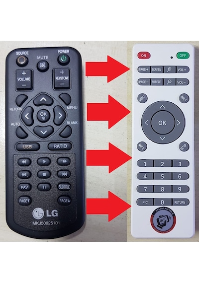 LG Uyumlu Mkj50025101 Hs201 Usb Hdmi Hs102G Usb Hdmi Projeksiyon Kumanda