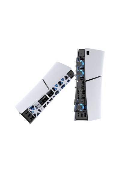 Tp5-3538 Ps5 Slim İçin Led Işıklı Kademeli Güçlü Soğutma Fanı Beyaz