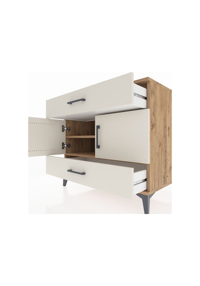 Kronos Şifonyer 2 Raflı 2 Çekmeceli 2 Kapaklı 88x59x80 Çam-ay... Çam Kronos Şifonyer 2 Raflı 2 Çekmeceli 2 Kapaklı 88x59x80 Çam-ay... Çam