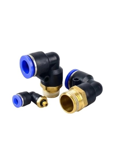 M5 - 4 Mm Pnömatik Dirsek Bağlantı