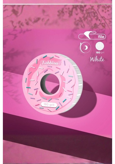 Staleks Pro Plastik Bobin İçin Expert Yedek Beyaz Bant Törpü Bloğu, 180 Grit Ats-180w