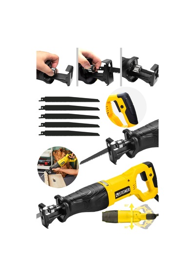 Steiner Turbo 9001 Tilki Kuyruğu Makinesi Sarı