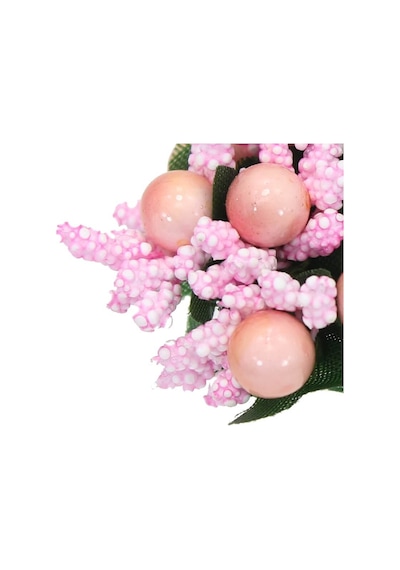Yapay Çiçek, 12 Adetli Tomurcuk Cipso Demeti -  10 cm, Pembe