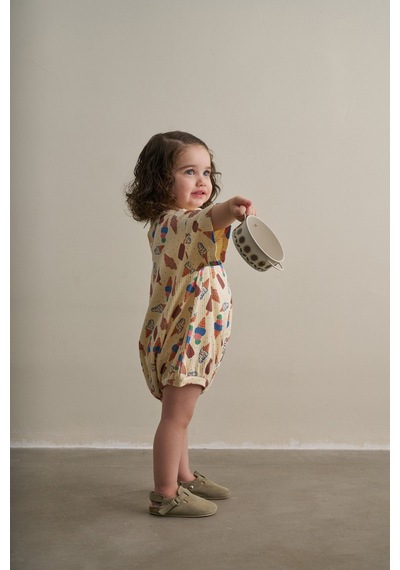 Oh La La Koala Krem Comfy Cubs Serisi Oversize Tulum