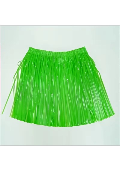 Neon Yeşil Hawaii Parti Eteği 40 Cm