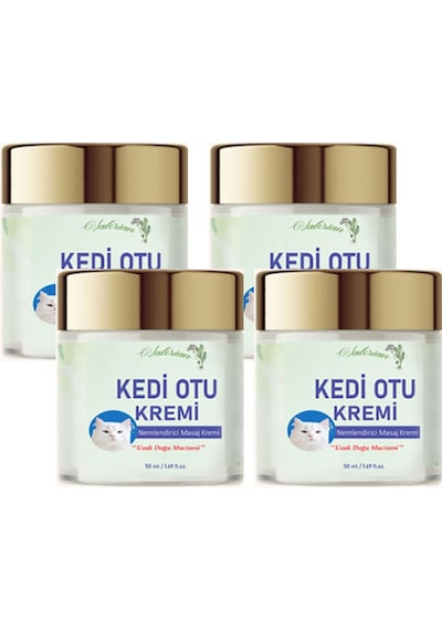 Kedi Otu Kremi 50 Ml Kafur Ağacı Yağlı Paincream 4 Adet