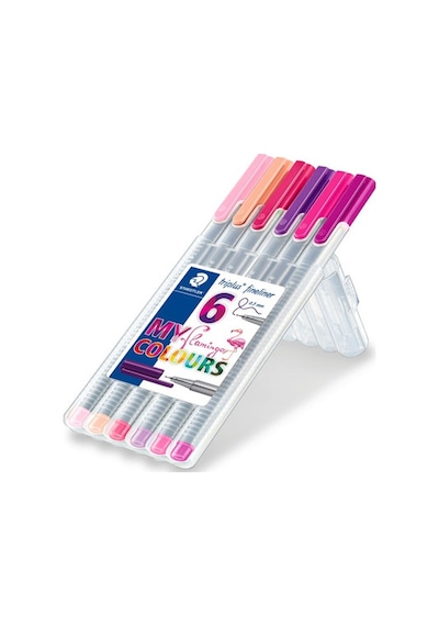 Staedtler Fınelıner Trıplus 6 Lı Flamıng 334 Sb6Cs6