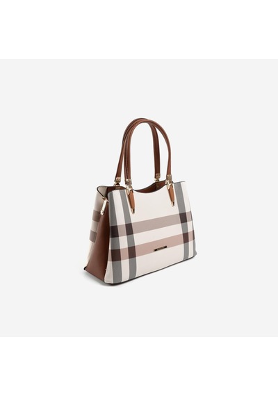 Kadın Silver & Polo Sp1205-m48 Sılver Polo El Çantası Krem-taba Krem  -  Taba