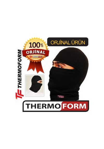 Fai Thermoform Termal Kar Maskesi Bere Polar Boyunluk Bandana Siyah