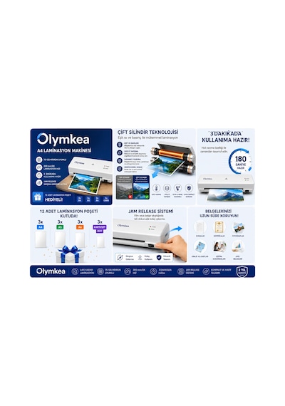 Olymkea Ct310 Taşınabilir Kağıt Kesme Makinesi 10 Yaprak Kapasiteli Paper Trimmer