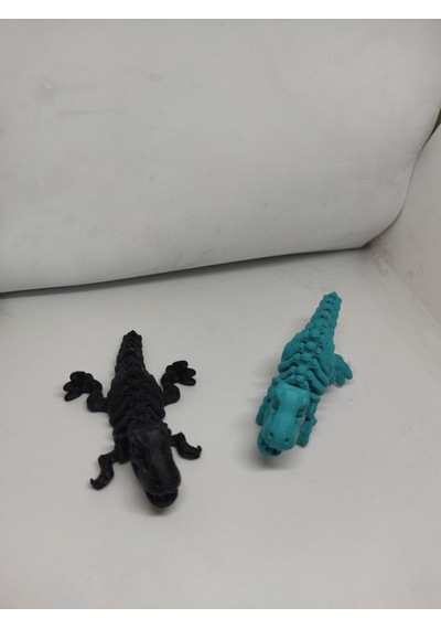 Teknosanat 3d Baskı Hareketli Eklemli T-rex Dinozor Figürü - Dekoratif Oyuncak