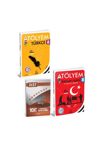 Arı 2027 8. Sınıf Türkçe+ T.c. İnkılap Tarihi Ve Atatürkçülük Atölyem Set+ Anla Kazan Paragraf