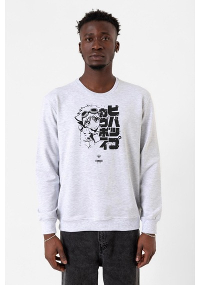Cowboy Bebop Vintage Ein And Ed Karmelanj Erkek 2ip Sweatshirt 001