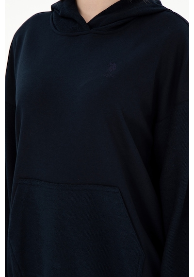 U.S. Polo Assn. Kadın Lacivert Kapüşonlu Sweathırt 50291264-VR033