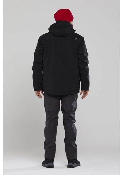 2as Elbruz 3in1 Erkek Ceket Siyah Black