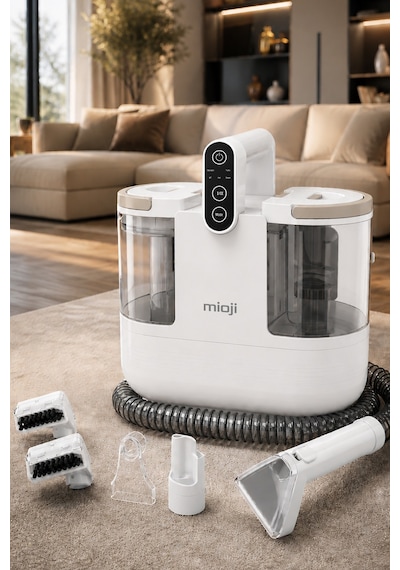 Mioji CN10 Pro 2200W 22000Pa Halı, Koltuk, Döşeme Yıkama Makinesi Beyaz