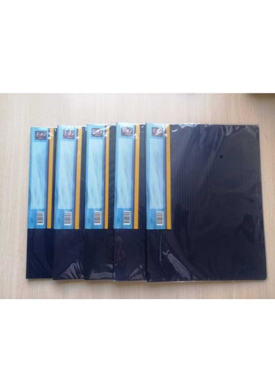 A4 10'lu Sunum Dosyası Lacivert 5'li Paket Çok Renkli