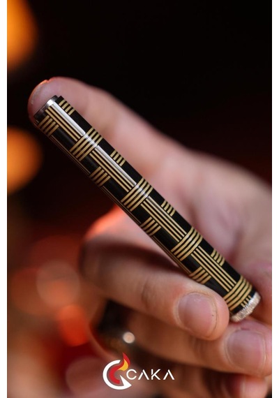 Caka Lighter Lineara Nero Benzinli Çakmak - Ckl-026