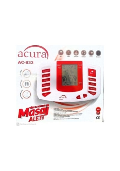 Acura -833 Ultra Masaj Aleti Fizik Tens Cihazı Çok Renkli