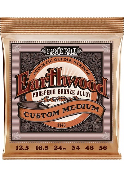 Ernie Ball P02143 Earthwood Custom Med Phosphor Bronze Takım Tel