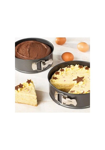 Patisse Yuvarlak Kelepçeli Altı Çıkan Pasta Kek Kalıbı 6.5x22 Cm Çok Renkli
