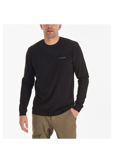 Columbia Csc M Basic Sm Logo Ls Tee Siyah Erkek Tişört Cs0354-010