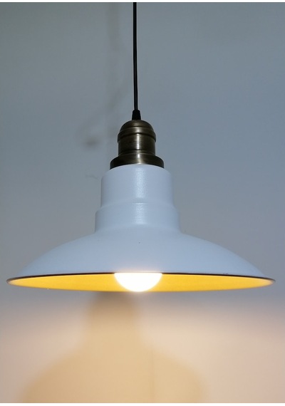 Rioligh Retro Beyaz Içi Gold Tekli Meal Sarkıt Çap: 30Cm
