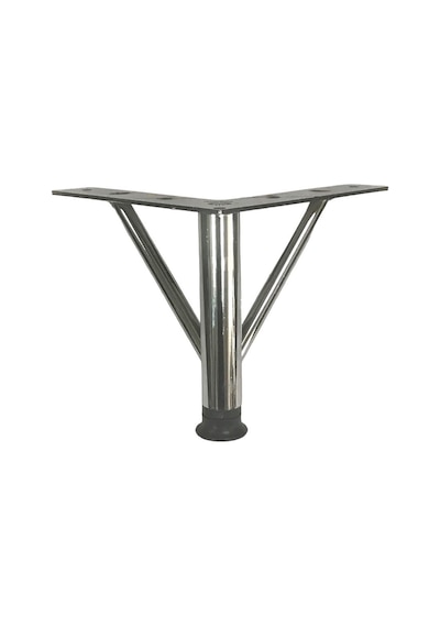 4 Adet Firkete Ayak Metal 12 Cm Krom Mobilya Koltuk Ayağı