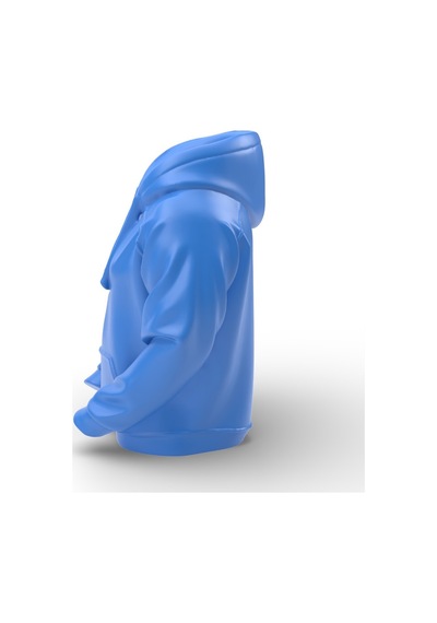 Hoodie Tasarımlı Dekoratif Kalemlik Mavi