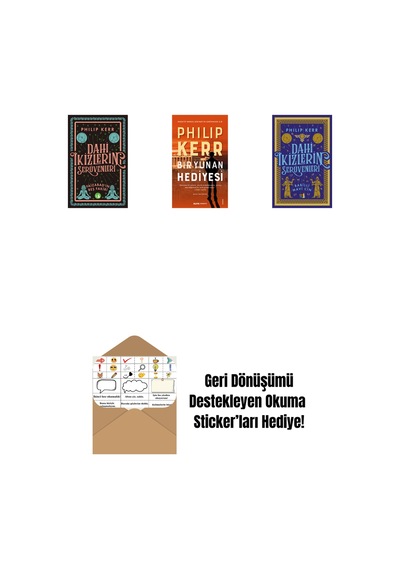 Dahi İkizlerin Serüvenleri - Faizabad'ın Beş Fakiri + Bir Yunan Hediyesi + Dahi İkizlerin Serüvenleri - Babilli Mavi Cin + Okuma Sticker'ları