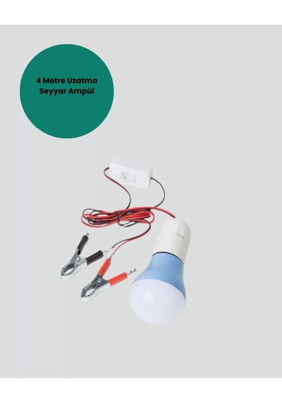 Home Araç Akü Bağlantılı 12v Led Ampul Pratik Işık Çözümü