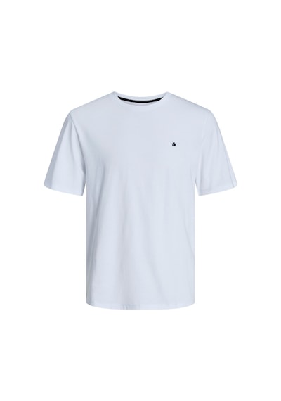 Jack & Jones Jack&jones Paulos Erkek Beyaz Yuvarlak Yaka Tişört 12245087-WHT Beyaz