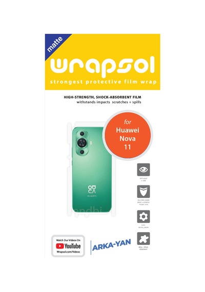 Huawei Nova 11 Mat Arka Ve Yan Kaplama Poliüretan Film