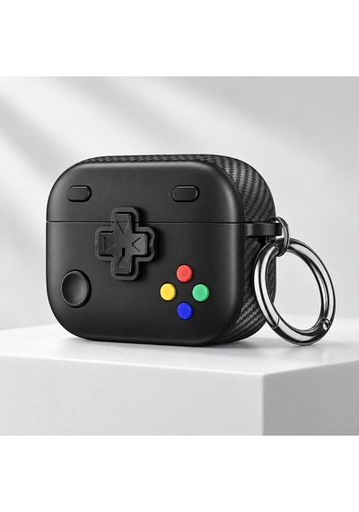 Lexroo Aple Airpods Pro 3 İle Uyumlu Gamepad Kulaklık Kılıfı Siyah