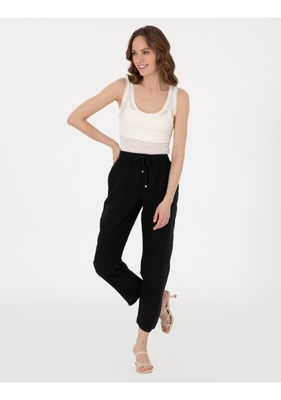 Pierre Cardin Kadın Siyah Pantolon Kanvas-chino 50301256-vr046 Siyah