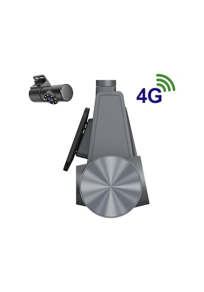 Techsmart Dahili 2 Kameralı + Harici 1 Kamera + 4g + H265 Mobil Araç Kamera Tch-bk6mzh-3ch-4g